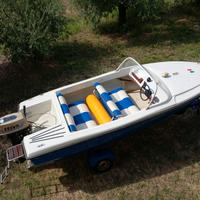 Motoscafo motore Selva 4.50 m funzionante