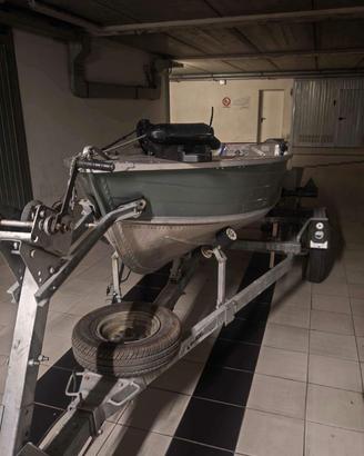 Barca Canadian 370 con carrello omologato