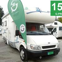 CAMPER ELNAGH FORD MANSARDATO 6 POSTI DINETTE GARA