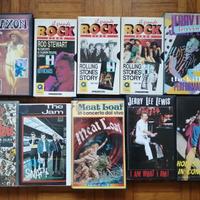 Vhs musicali gruppi rock anni '80' 90