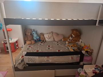 Letto castello da 1 piazza e mezza marca sme