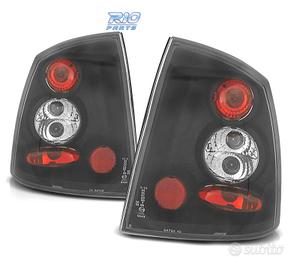 FANALI OPEL ASTRA G 2P 4P 97-04 FONDO NERO LOOK LE