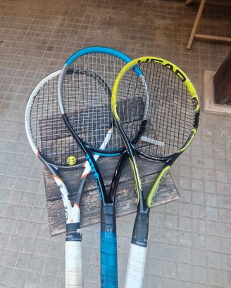 racchette da tennis come nuove 