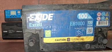 batteria 100ah regolatore di carica inverter 300w