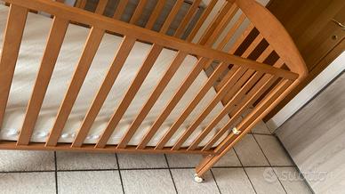 Lettino Foppapedretti con materassino e zanzariera