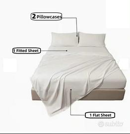 Completo Lenzuola matrimoniale Nuovo