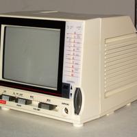 Mini TV con CRT Audiosonic vintage da collezione