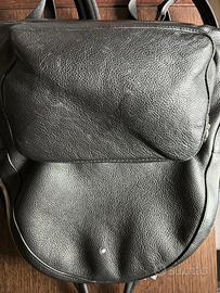 Zaino di pelle nera Montblanc