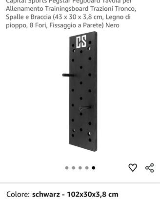 Titolo: Pegboard Capital Sports(102x30 cm) 