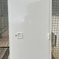 Porte bianche coibentate con telaio