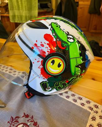 Casco moto bambina/o