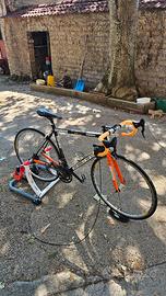 Bici da corsa + Rullo - perfettamente funzionante