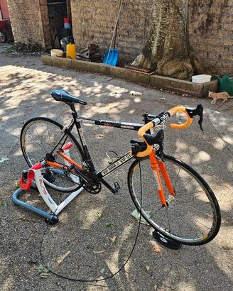 Bici da corsa + Rullo - perfettamente funzionante