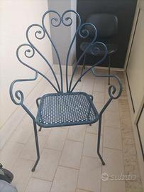 Poltrone ferro battuto