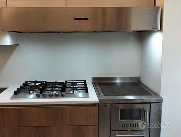 STUFA A LEGNA CON CAPPA ASPIRAZIONE RIZZOLI