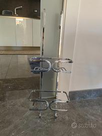 Porta saponi/shampoo per ante doccia in acciaio