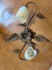 Lampadario in bronzo