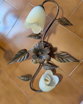 Lampadario in bronzo