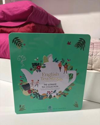scatola di latta di tè inglese English Tea Shop