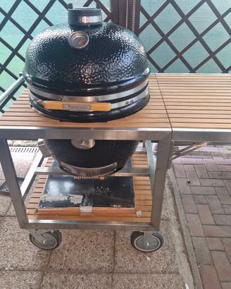 Barbecue Kamado Monolith Lechef bbq guru 2