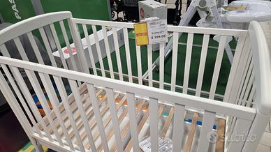 lettino con materasso e coppia lenzuola