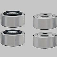 Set di 8 cuscinetti isolanti per altoparlanti.