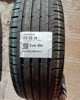 Continental n.1 pneumatico 195/55/16 estivo