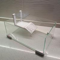 Casetta per tartarughe in vetro