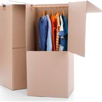 Scatole per capi appesi trasloco guardaroba 4 pz.