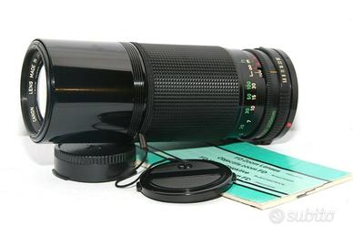 CANON FD 100-200mm 5.6 Obiettivo ZOOM x Reflex FD