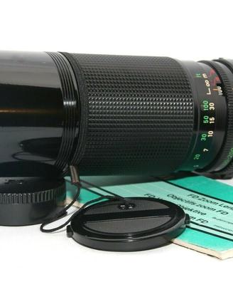 CANON FD 100-200mm 5.6 Obiettivo ZOOM x Reflex FD