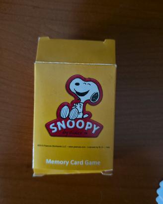 Peanuts Snoopy Memory Card Game (2010) - Come Nuov