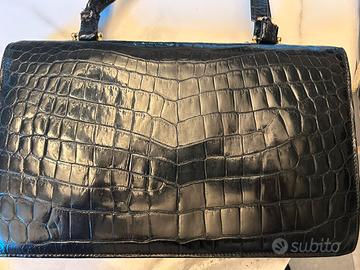 Borsa vintage anni 60 coccodrillo
