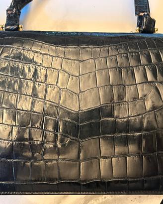 Borsa vintage anni 60 coccodrillo