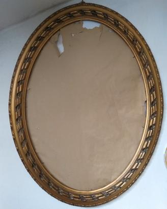 Cornice antica Ovale Da Specchio