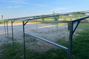 Tendostruttura per copertura roulotte