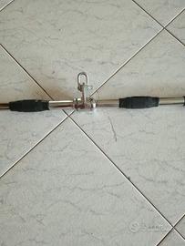 sbarra lat machine acciaio pieno 120 cm