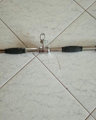 sbarra lat machine acciaio pieno 120 cm