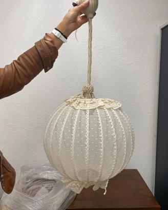 Lampada soffitto in pizzo