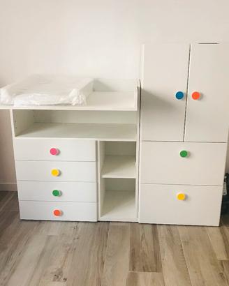 Fasciatoio e Culla Ikea 