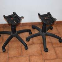 Lotto 2 basi per sedie girevoli prezzo unico