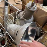 LAMPADA A SOSPENSIONE INDUSTRIALE IN ALLUMINIO