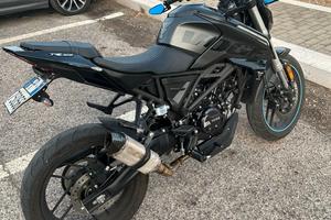voge brivido r125 nera,sportiva+exoust 