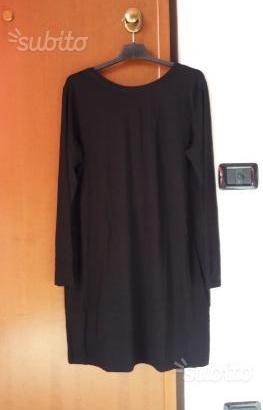 Vestito, abito nero Asos scollatura schiena-tg 42