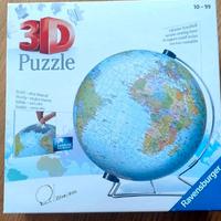 Mappamondo puzzle 3D