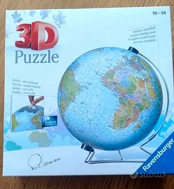 Mappamondo puzzle 3D