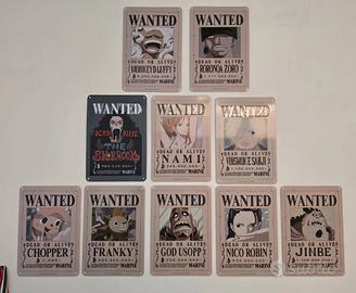 Targhe One Piece Wanted Limited Edition