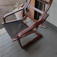 Poltrona da esterno o interno in legno