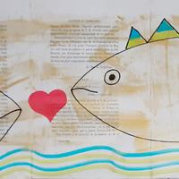 Disegno tonni su carta fine 800 cm 24x46
