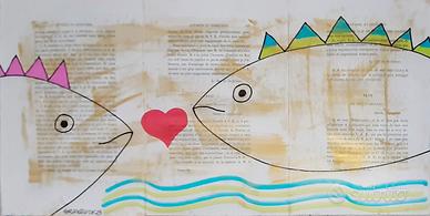 Disegno tonni su carta fine 800 cm 24x46